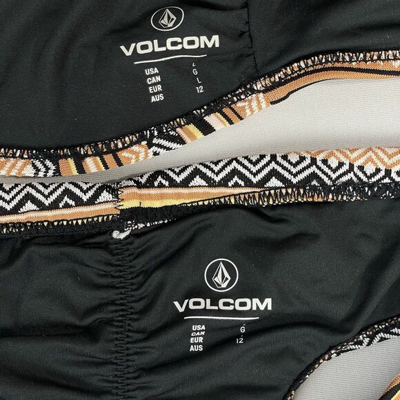 Volcom European Collection 2 Piece Bikini Women’s L Aztec Print Rare New No Tags - Picture 9 of 16